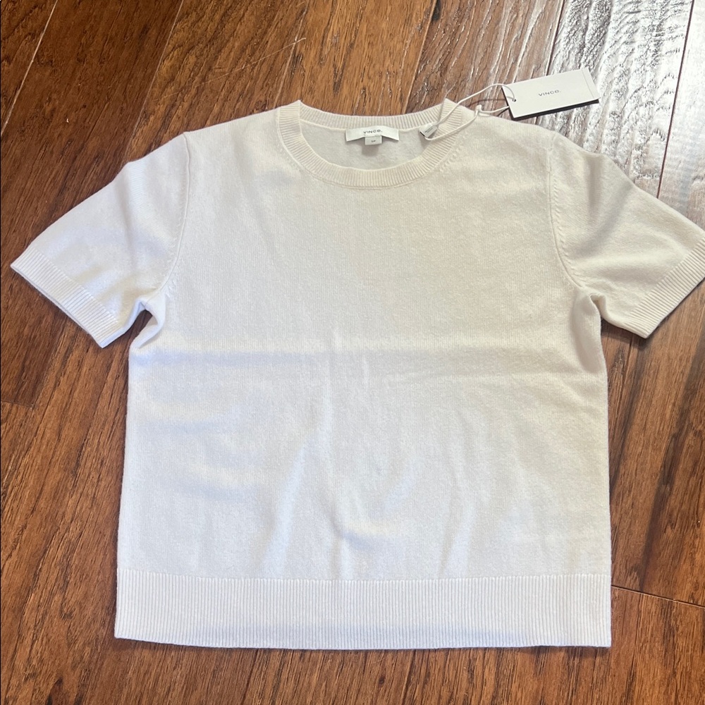 Vince Short Sleeve cashmere tee